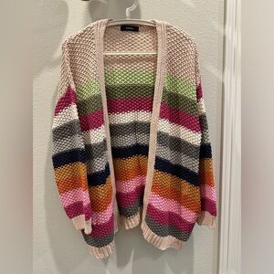 Chicwish Multicolor Striped Women's Cardigan